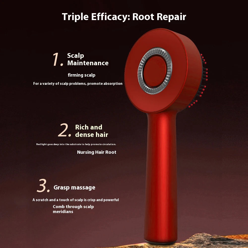 Electric Vibration Massage Comb Red Light Therapy Hair