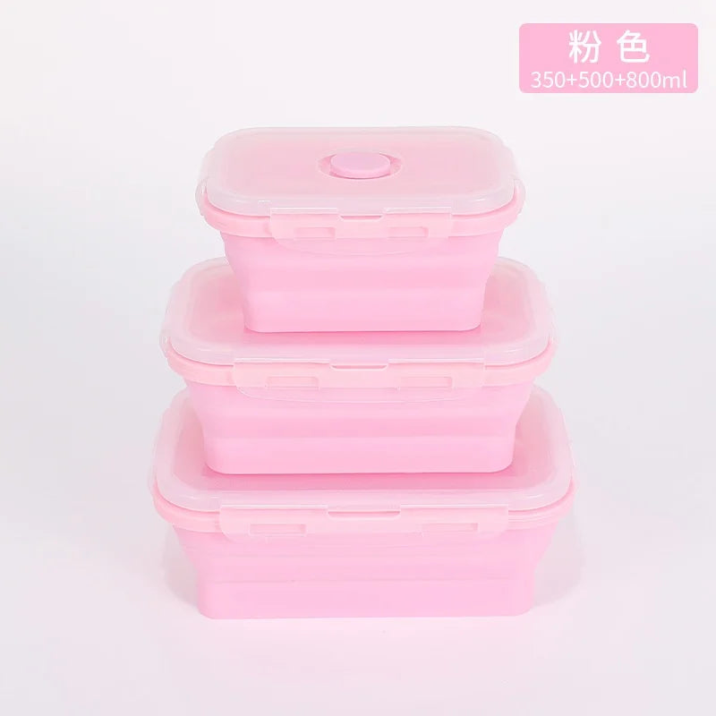 Collapsible Food Storage Containers Lids & Vent 11