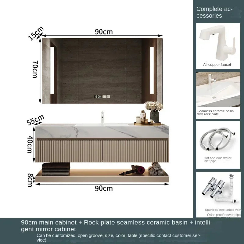 Combination Organisers Bathroom Cabinet Storage Basin Countertop