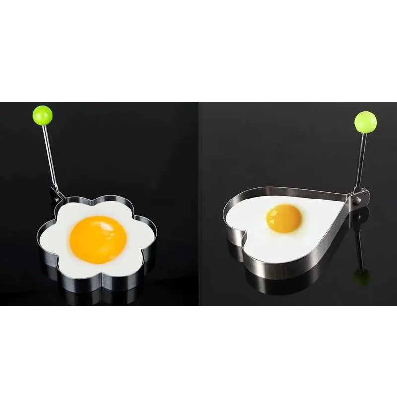1-5pcs Stainless Steel Fried Egg Shaper Pancake Ring