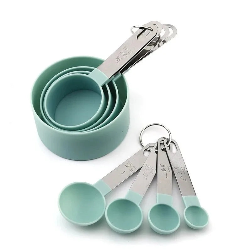 8pcs Measuring Cups Spoons Baking Cake Pastry Cooking
