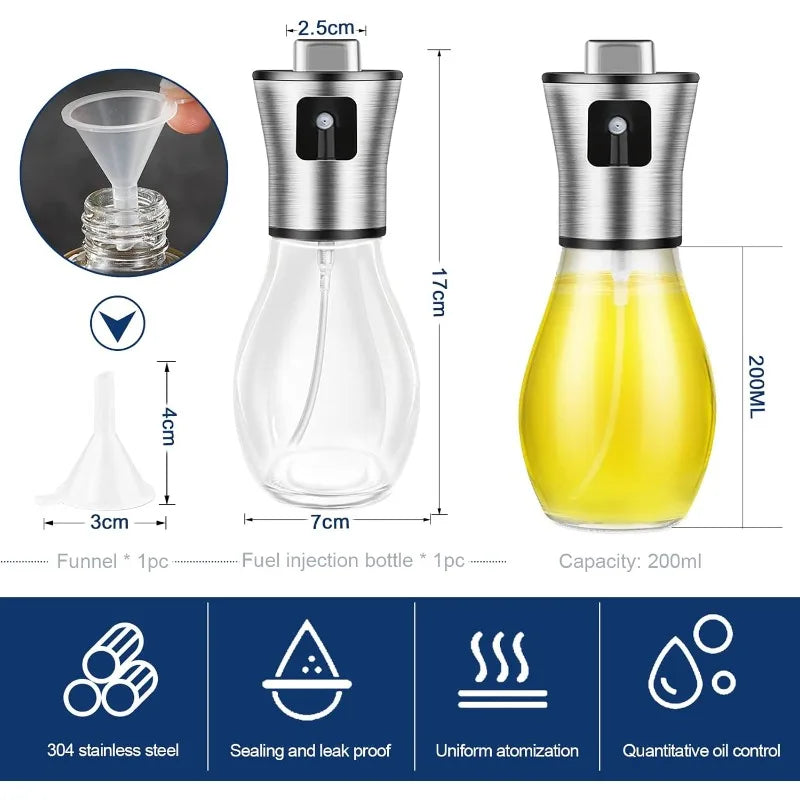 Oil Sprayer Cooking 200ml Olive Oil Sprayer Mister