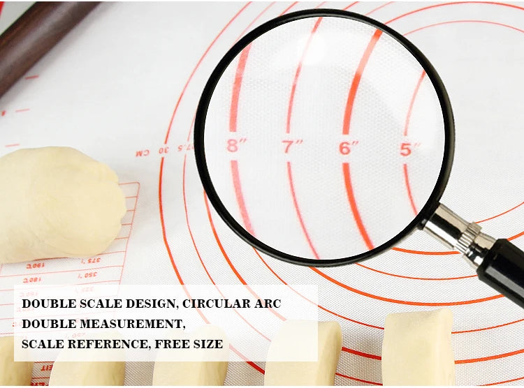 Untior 1pcs Silicone Baking Mat Kneading Pad Dough