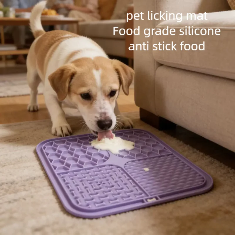 Pet Lick Silicone Mat Dogs Pet Slow Food
