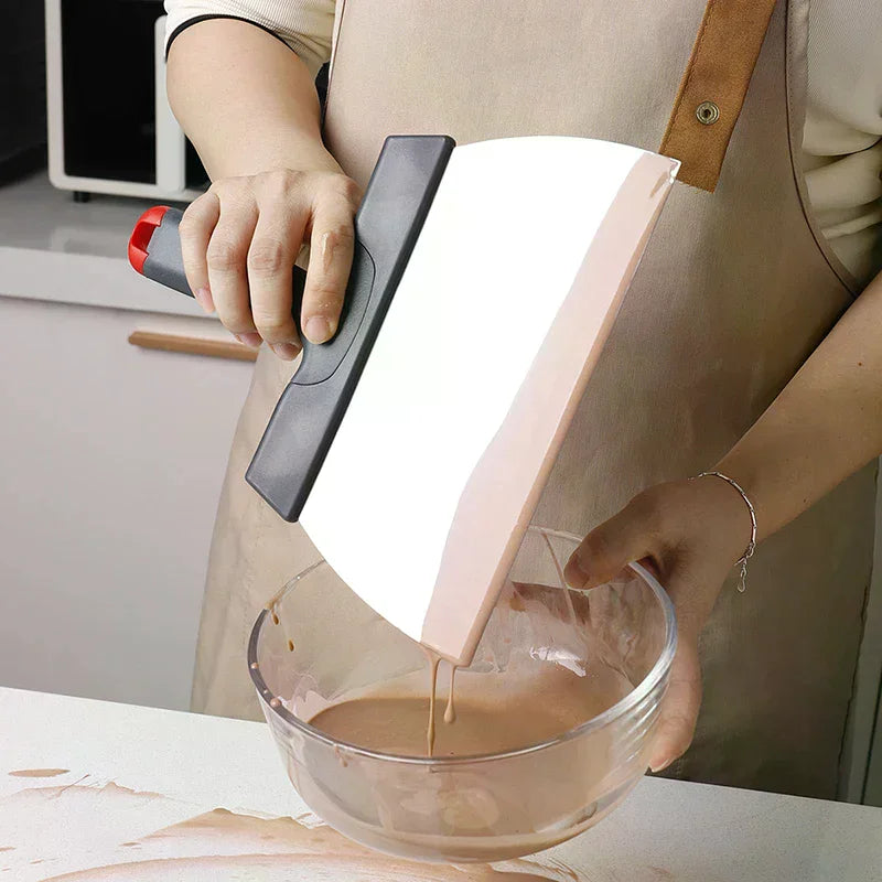 Coating Spatula Chocolate Scraper Stainless Steel Dough Scraper