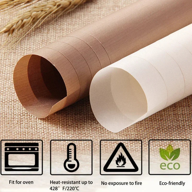 6/7/8/9/10/50pcs Kithchen Bakeware Oil-Proof Paper Reusable