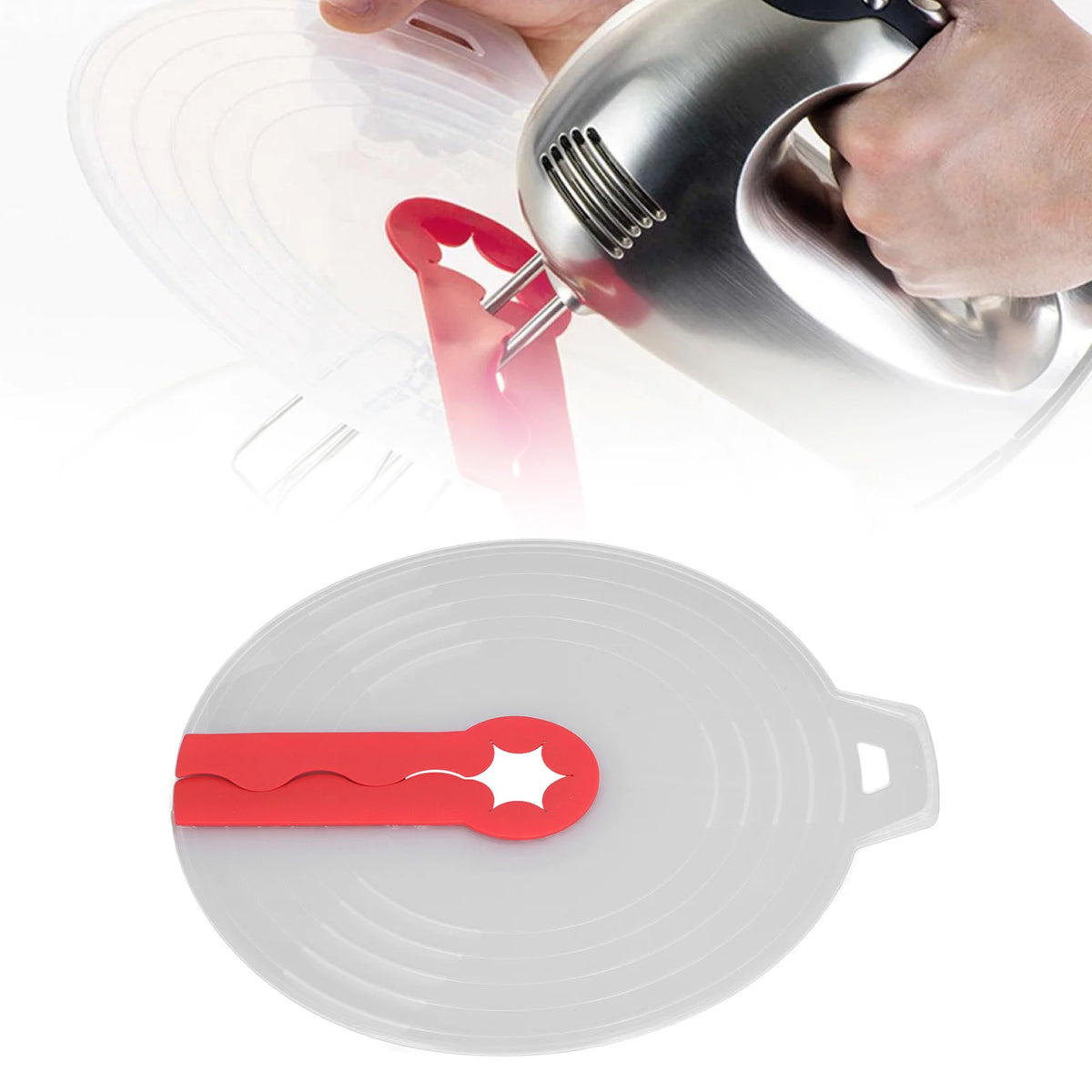 Mixing Bowl Splatter Guard Pp Silicone Mixer Splatter