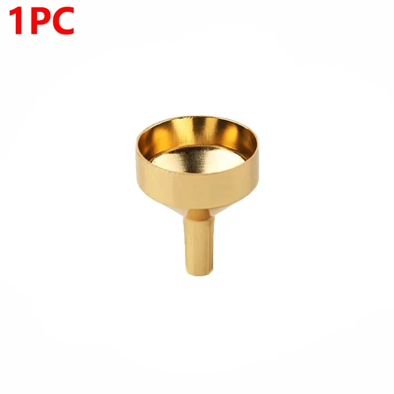 10/5/1pcs Stainless Steel Mini Funnel Detachable Filter