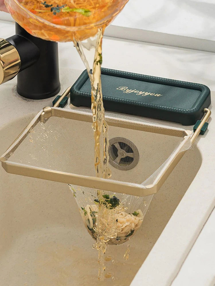 Drain Filter Rack Anti-Clogging Sink Strainer Mesh Vegetable