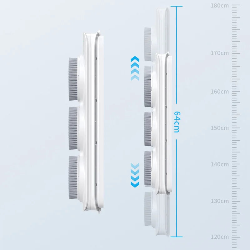 Electric Body Brush Back Scrubber Wall-Mounted Body Brush