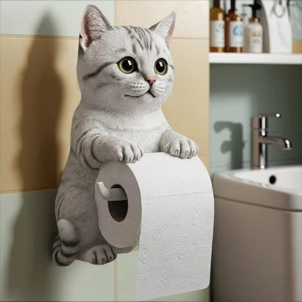 Cat Toilet Paper Holder Cat Toilet Roll Holder