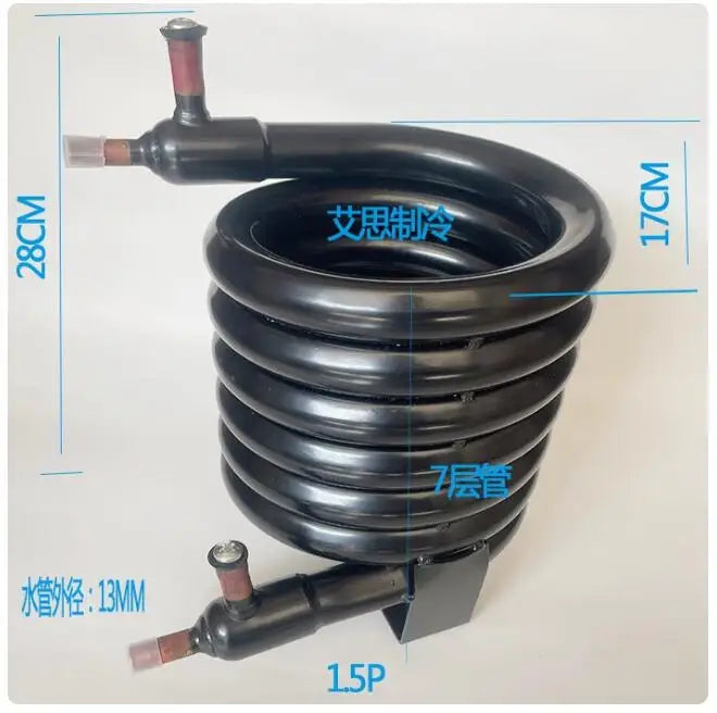Ice Maker Water Cooled Condenser Air Conditioning Tube