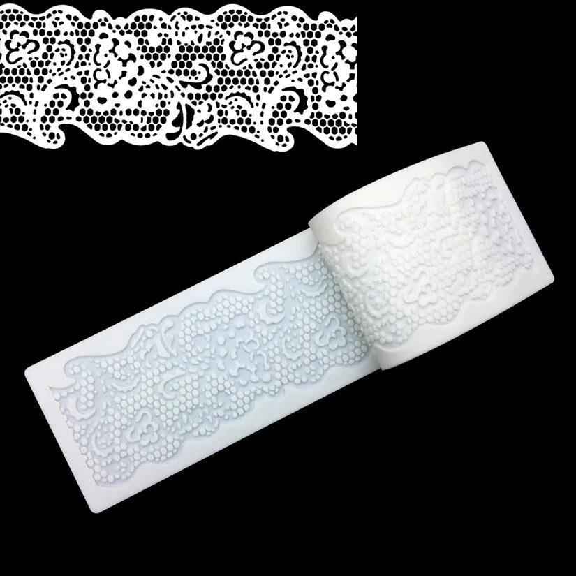 Silicone Lace Fondant Cake Decorating Baking Mat Embossing