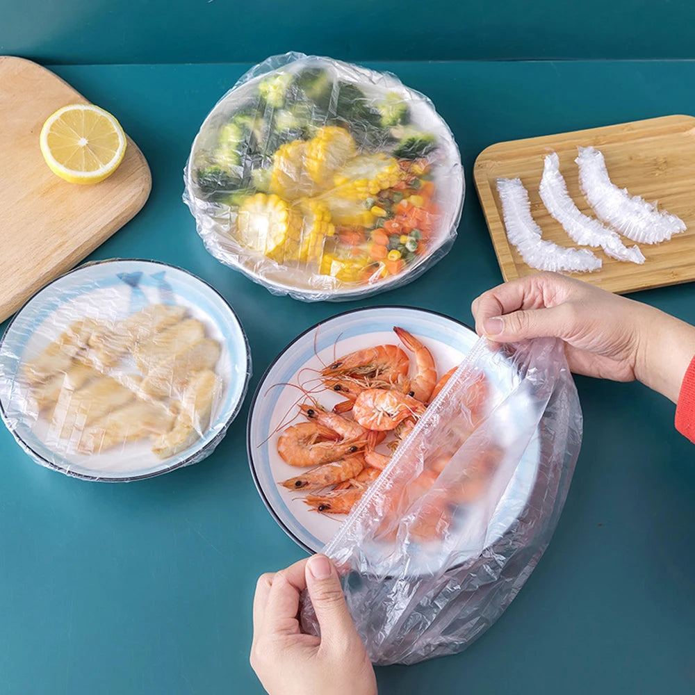 30-3000pcs Disposable Food Cover Refrigerato Food Fruit