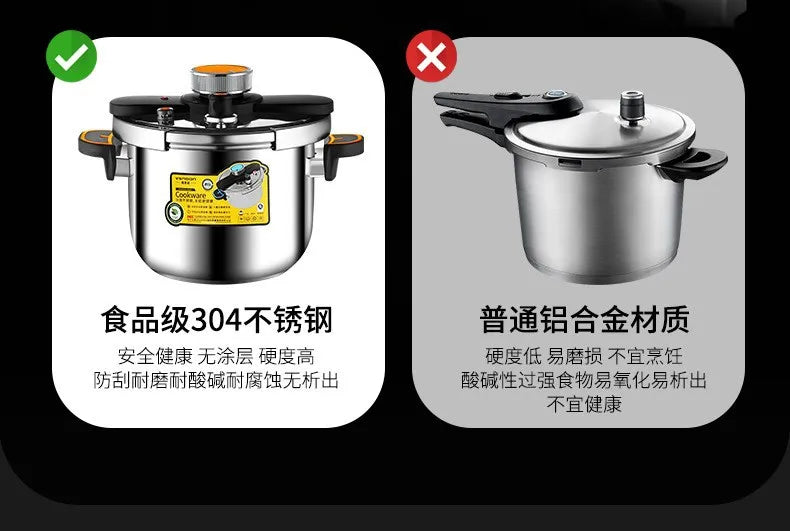 Stainless Steel Pressure Cooker Use - Small Size