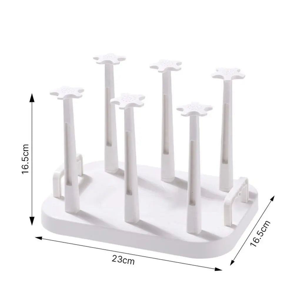 Plastic Cup Drying Rack Large Capacity Upside-Down Glass