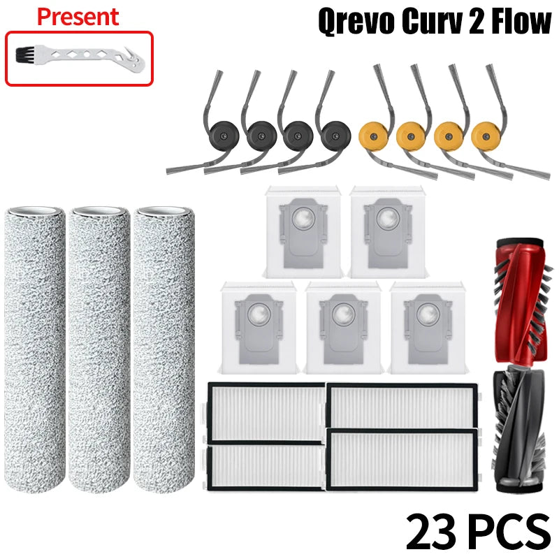 Roborock Qrevo Curv Flow Robot Vacuum Cleaner Dust