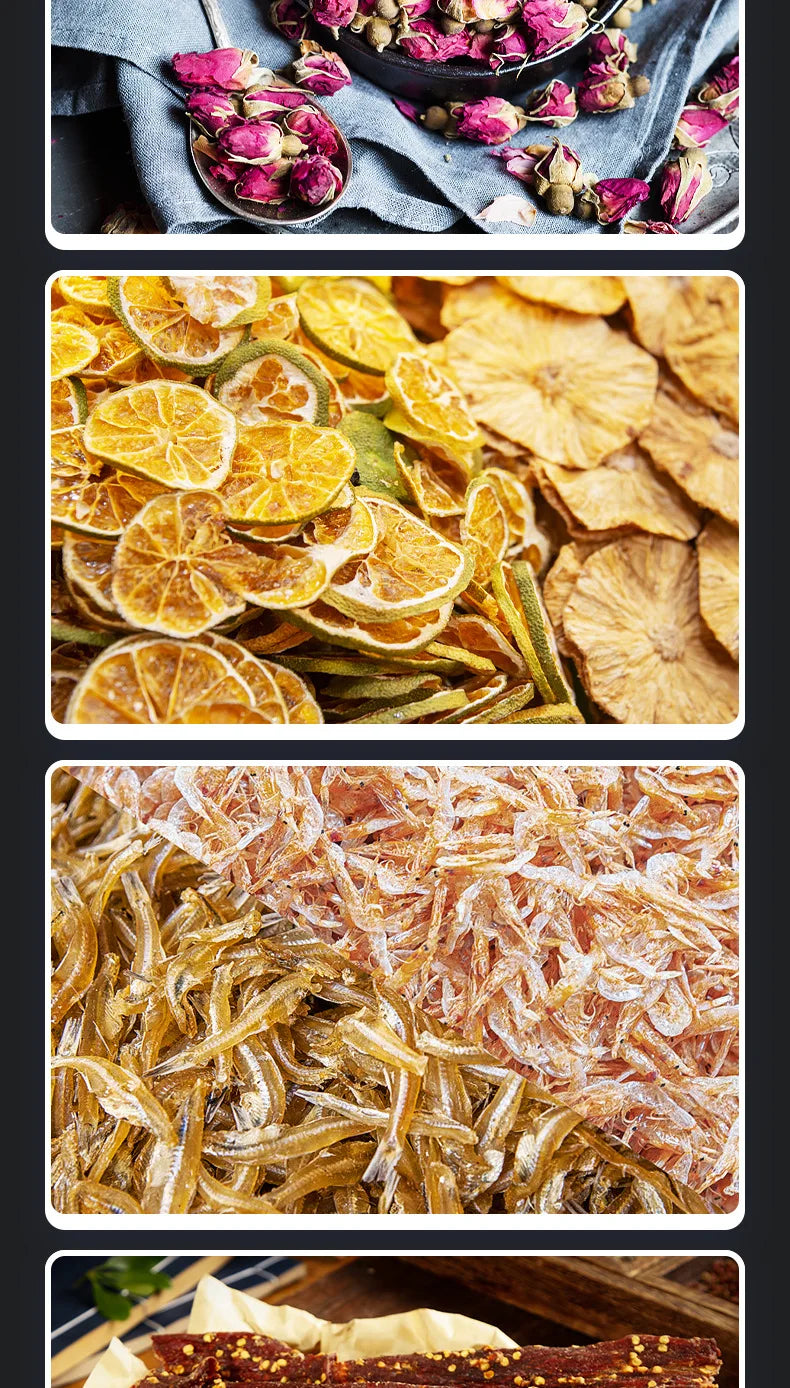 8-Tier Stainless Steel Food Dehydrator Commercial Power Digital