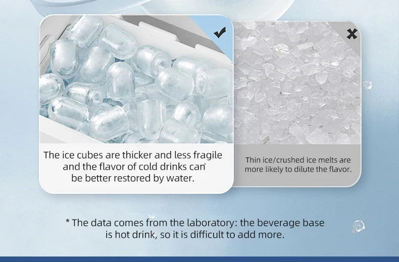 Small Ice Maker Electric 220v Multi-Functional Smart Touch