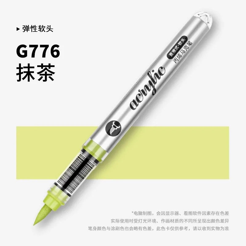 Grasp 120/1 Colors Acrylic Markers Brush Pens Fabric