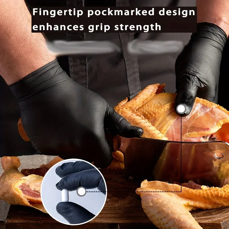 Gloves Disposible Latex Black Nitrile Pvc Gloves Housework