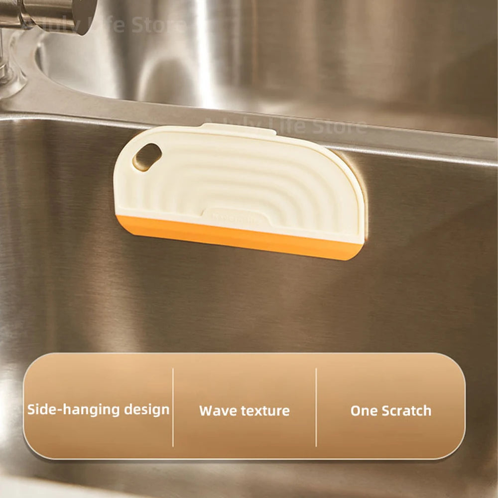 Non-Scratch Soft Silicone Handy Squeegee Sink Countertop Squeegee