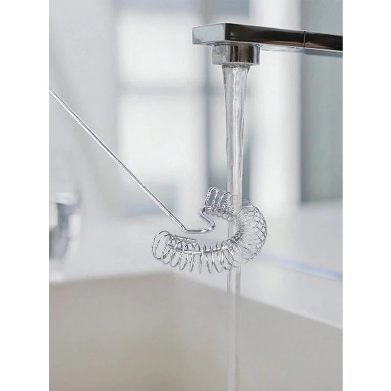 1pcs Non-Stick Stainless Steel Whisk Spiral Egg Beater