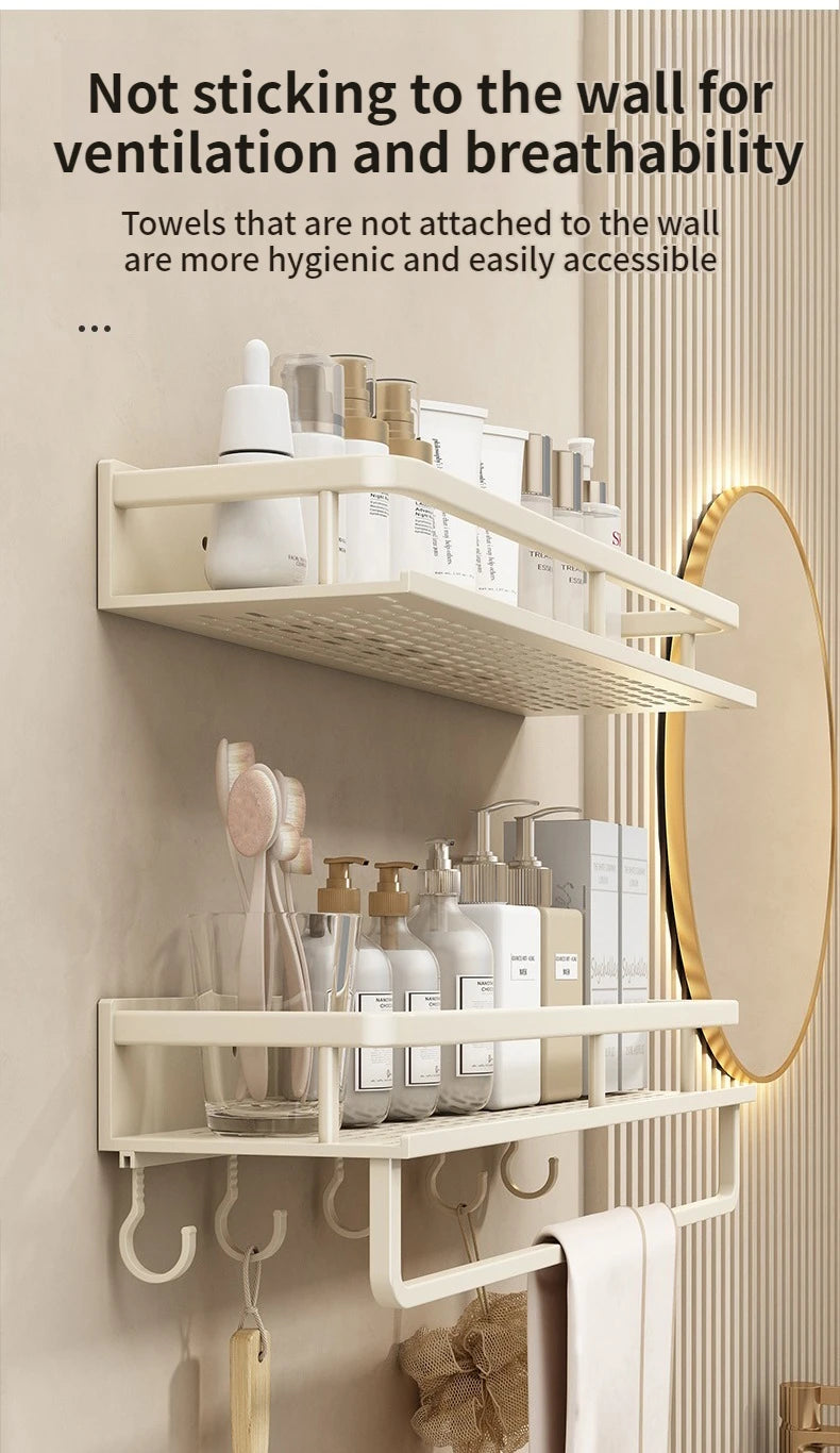 Yellow White Corner Shelf Bathroom Rack Shelf Organiser