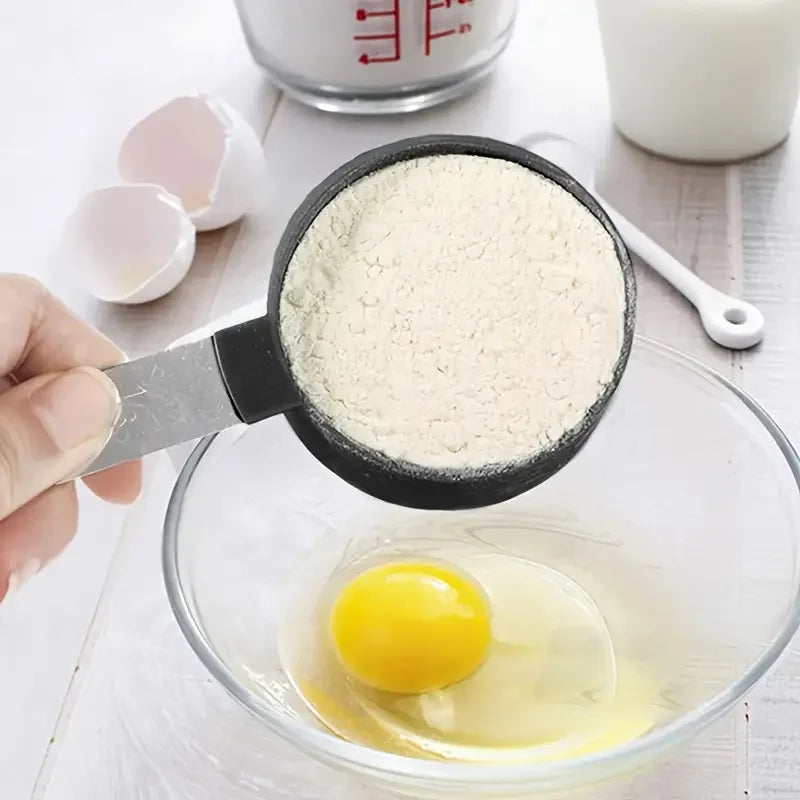 8pcs Measuring Cups & Spoons Stackable Nesting Measure