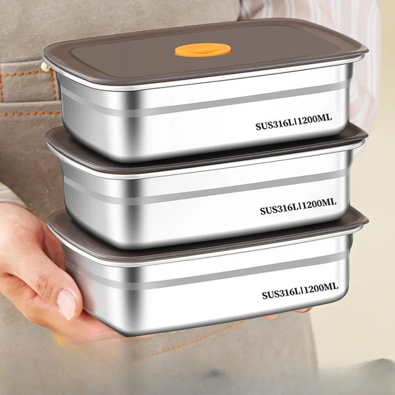 Food Grade 316 Stainless Steel Airtight Container Lid
