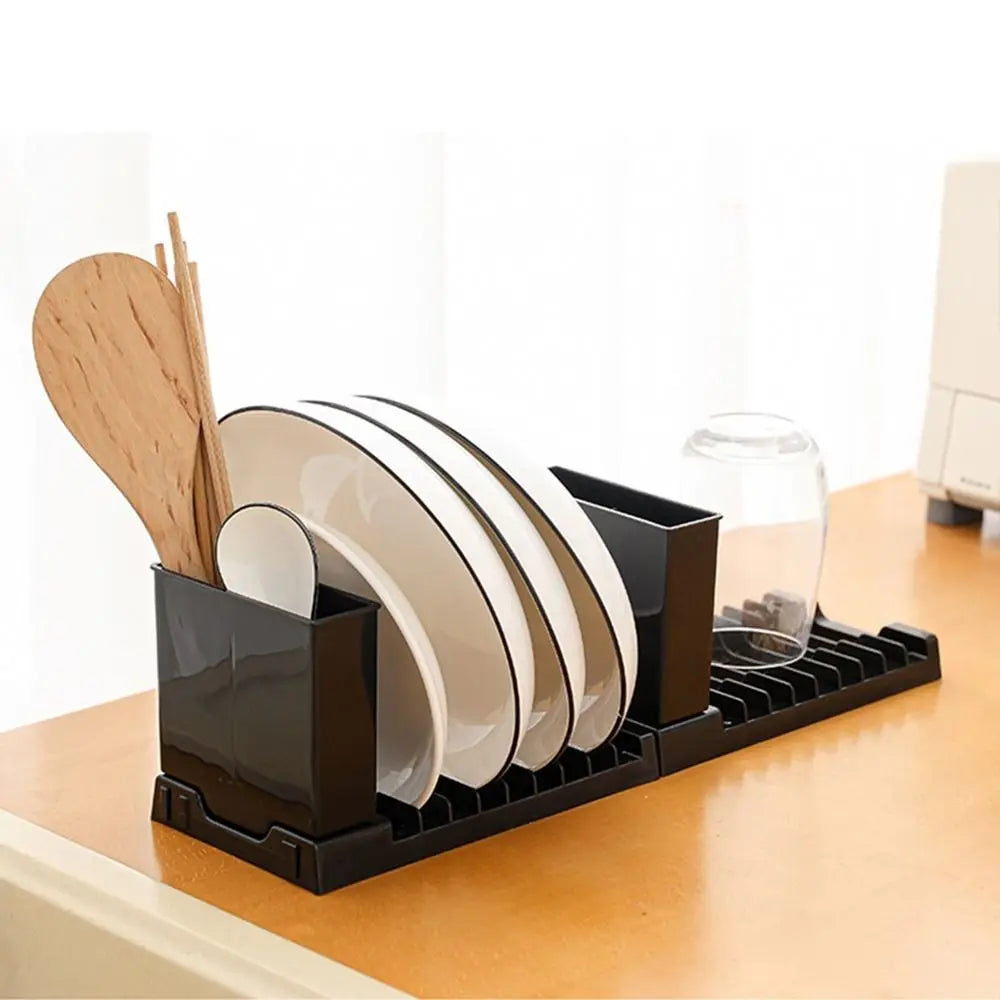 Plastic Foldable Dish Drying Rack In Space-Saving Utensils