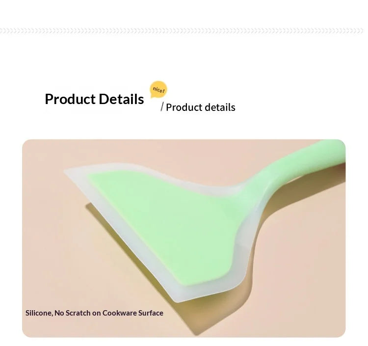 Silicone Spatula Wide Cooking Shovel Non-Stick Scraper Turner