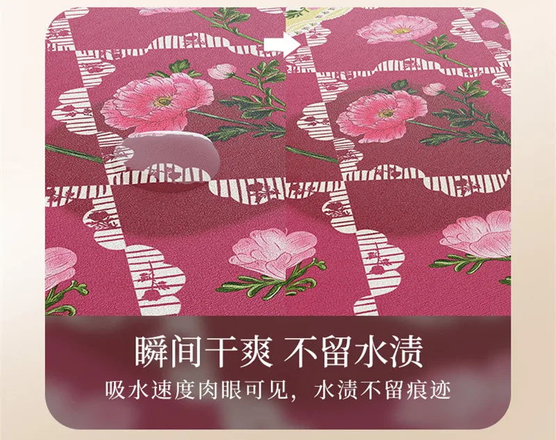 Dish Drying Mat Super Absorbent Counter Draining Mat