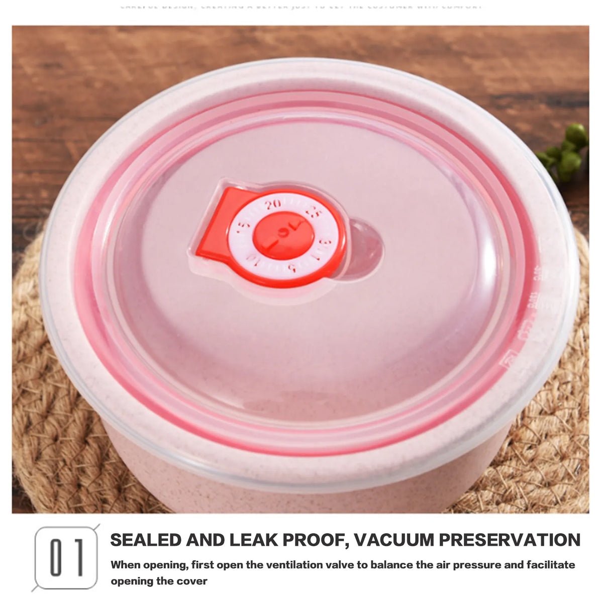 3pcs Food Storage Containers Bento Box Lightweight Food