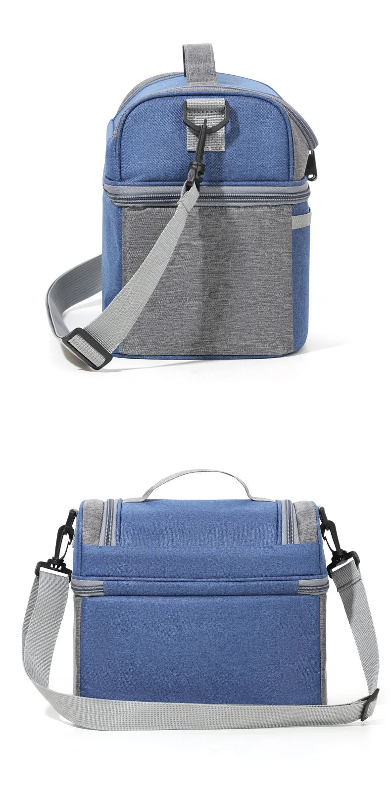 Oxford Large Capacity Cooler Bag Waterproof Zipper Thermal