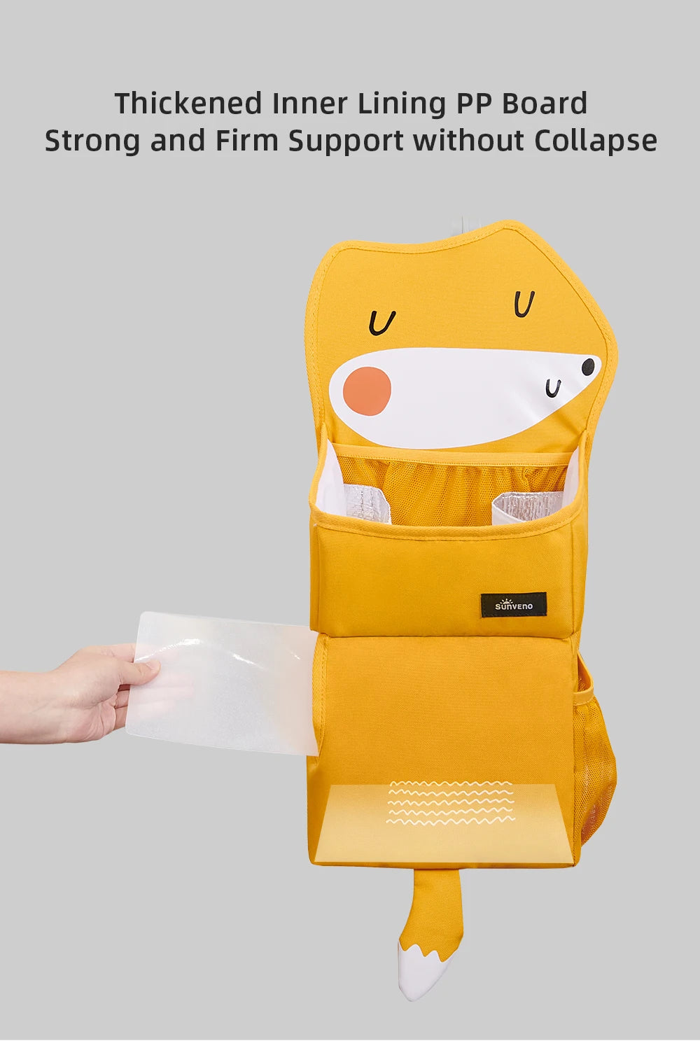 Sunveno Cartoon Baby Crib Hanging Storage Bag Multi-Functional