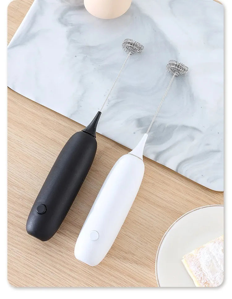1pc Battery Model Handheld Egg Beater Froth Mixer