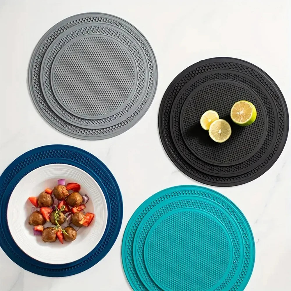 25cm Large Silicone Mat Coaster Heat Resistant Placemat