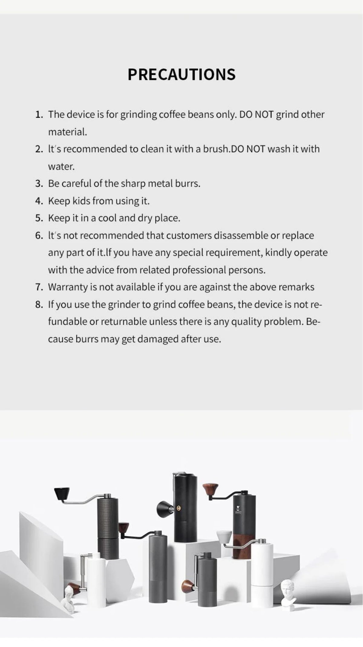 Timemore Chestnut S3 Coffee Grinder All-Metal Body &