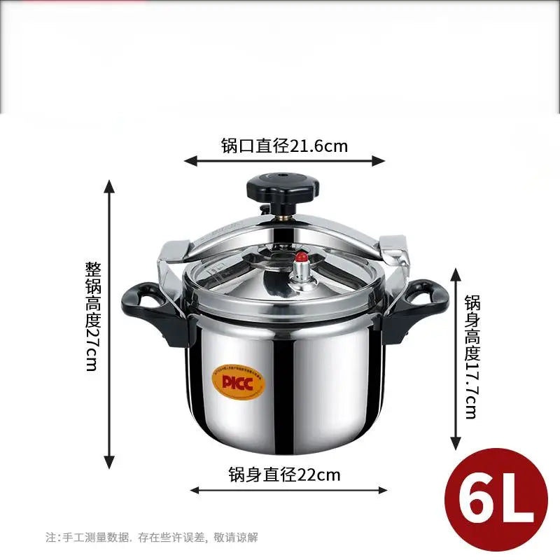 Korean Style Pressure Cooker - Explosion-Proof Stainless Steel