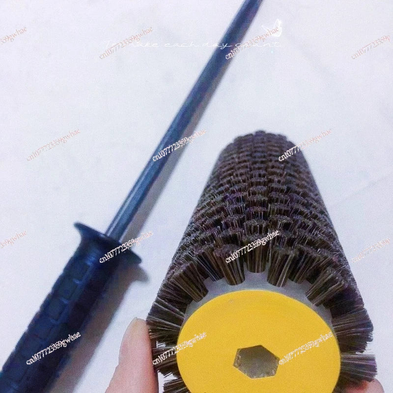 Ski Waxing Brush Roller Polishing Brush Nylon Horse