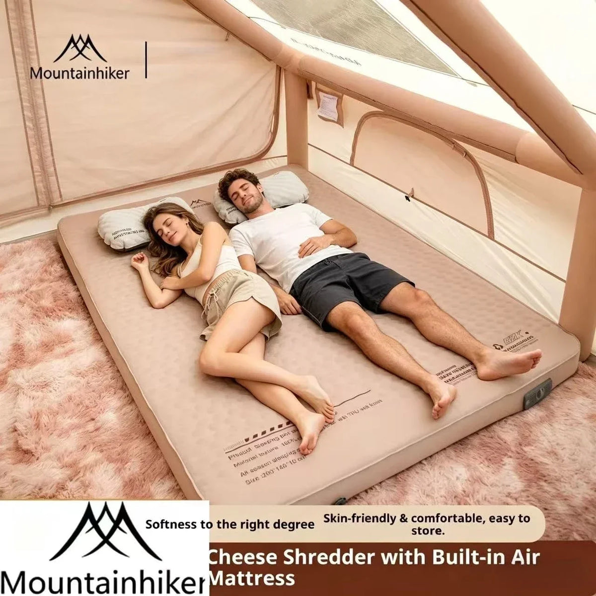 Newest Mountainhiker Inflatable Mattress Upgrade Edition 10cm