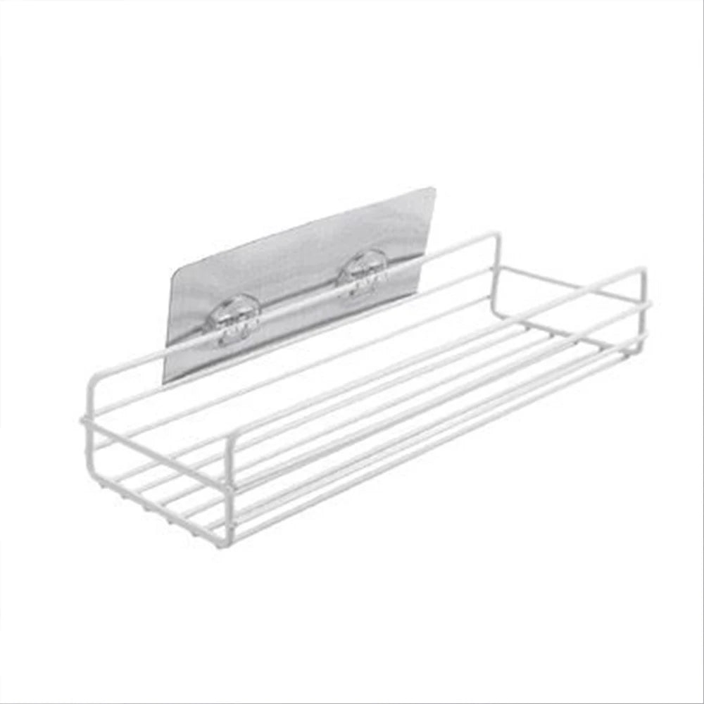 Bathroom Storage Rack Organizer Shelf Black Shelves Corner