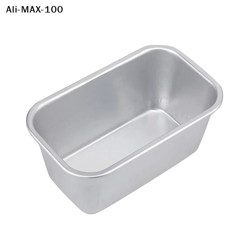 Ays 1pc Rectangular Mold Aluminum Alloy Lunch Meat