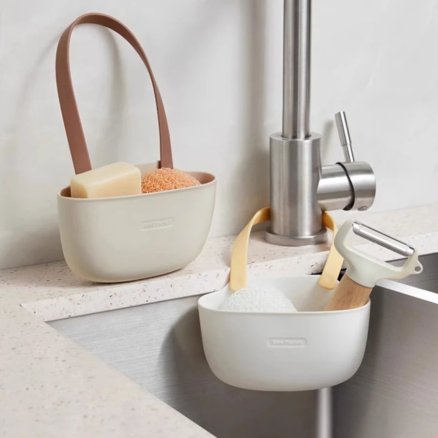 Silicone Sink Holder Sponge Bag Drain Water Basket