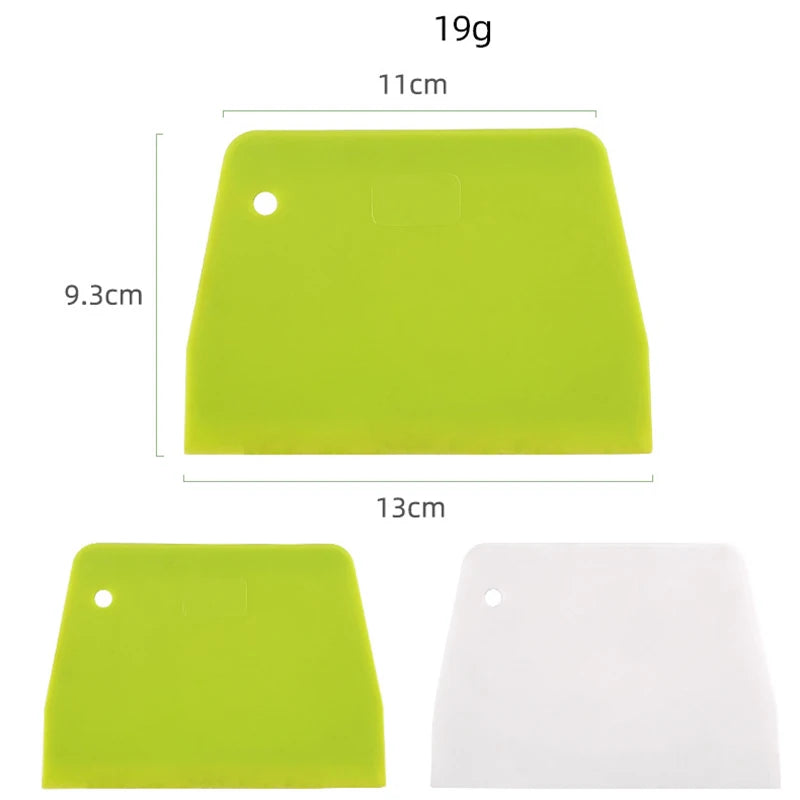 Baking Plastic Scraper Diy Pastry Cream Spatula Trapezoidal