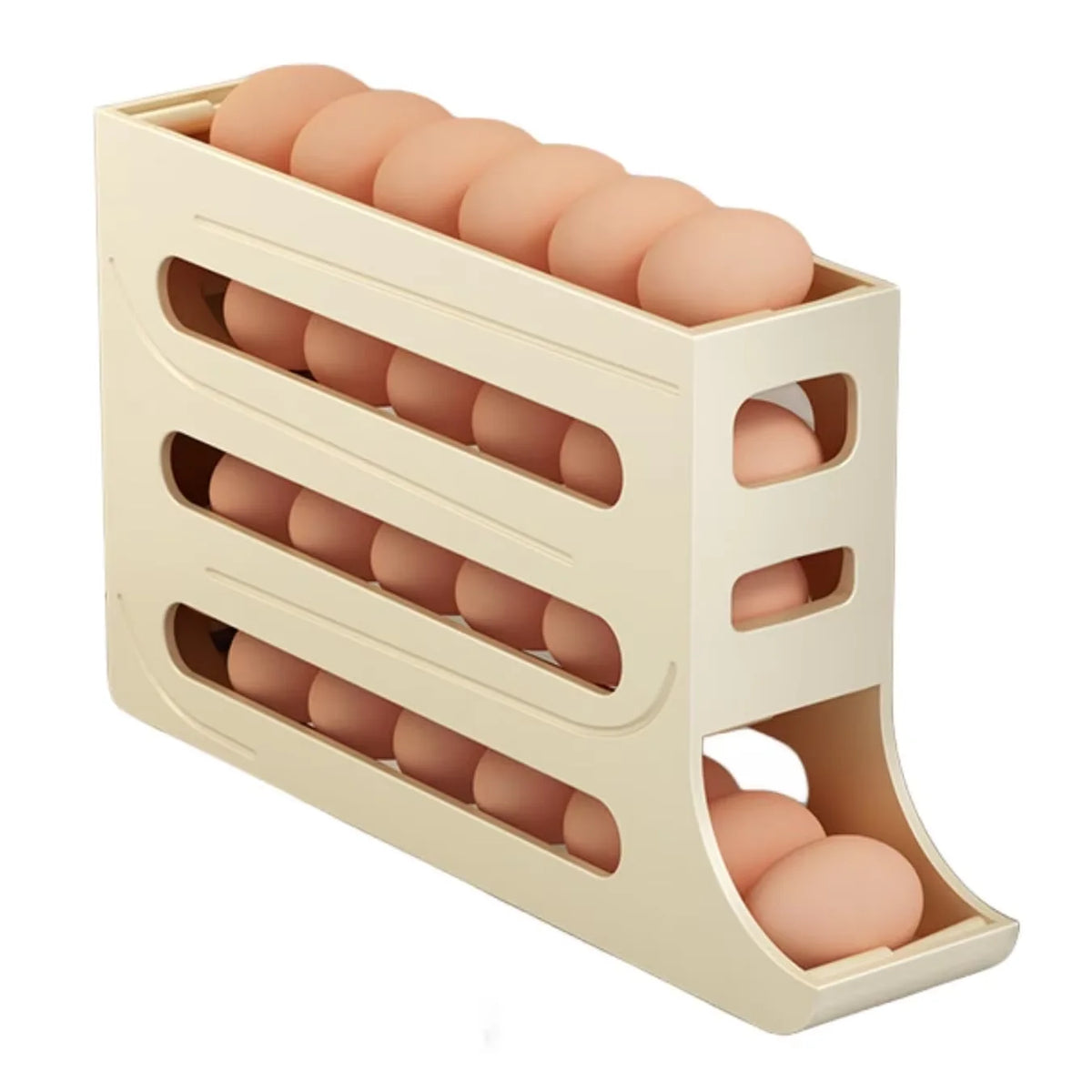 Layers Automatic Rolling Egg Holder Rack Fridge Egg