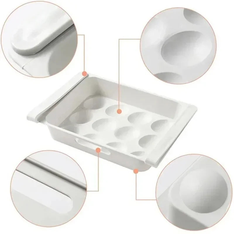 Egg Rack Holder Storage Box Egg Basket Container