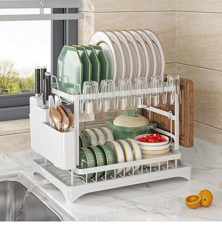 Stainless Steel Dish Rack Hygienic & Residue-Free Drying