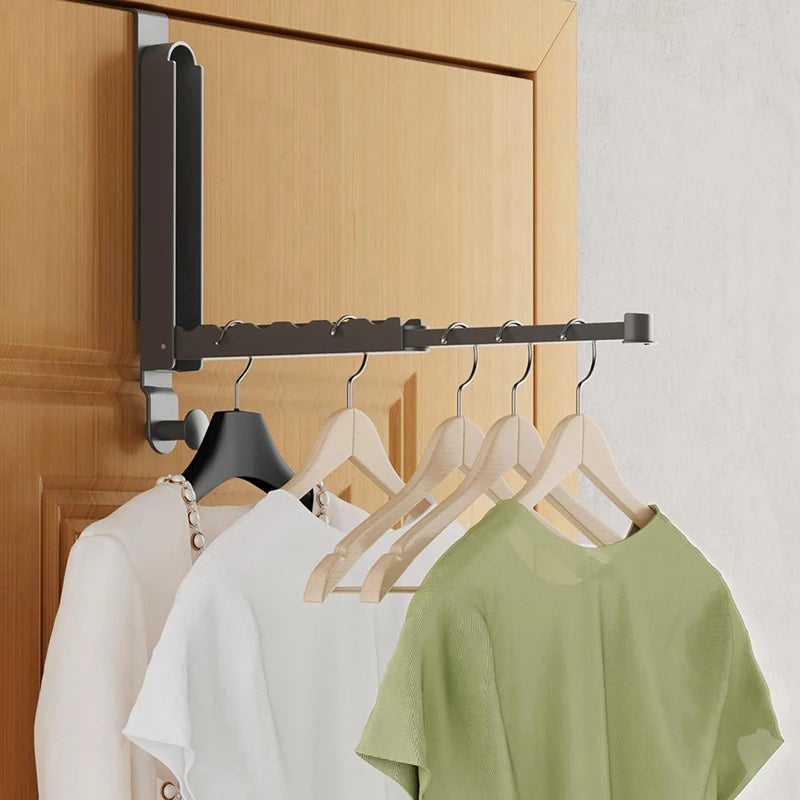 Folding Clothes Drying Rack Aluminum Alloy Over Door
